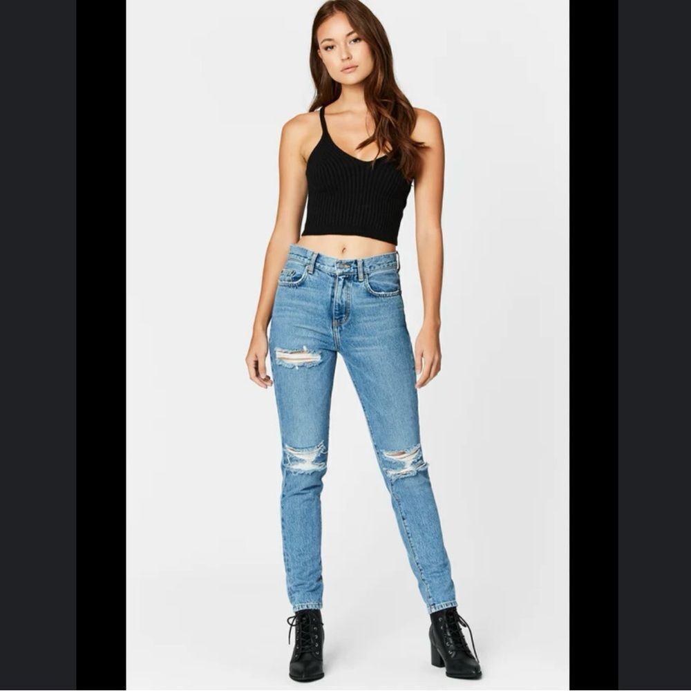 Carmar Alexander High Rise Medium Wash Straight Leg Jeans